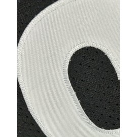 Men's Black #90 Breathable American Football Jersey - V-Neck Short Sleeve Embroidered Rugby Shirt, Loose Fit All-Season Training & Match Uniform for Team Sports, Casual Outings & Outdoor Activities, Football Gear