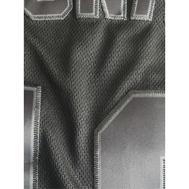 Men's Black #13 Baseball Shirt with Classic Embroidered Letter Design, Button-Up V-Neck Loose Fit Breathable Fabric for Training, Competition & Casual Wear - All-Season Sportswear for Men & Youths, Durable Sportswear