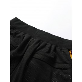 Men'S Black # 8-24 Basketball Shorts With Pockets Casual Fashion Breathable Sports Zipper High Quality Embroidered Shorts