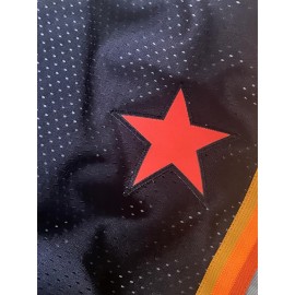 Men'S Blue Basketball Shorts With Pockets, Casual, Fashionable, Breathable, Sports Zipper, High-quality Embroidered Shorts