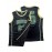 Men'S #23 Basketball Jersey Vintage Embroidered Crewneck Breathable Race Training Uniform Jersey Sleeveless Top Black Green S-XXXL