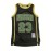 Men's #23 Basketball Jersey Vintage Embroidered Crewneck Breathable Race Training Uniform Jersey Sleeveless Top Black Green S-XXXL