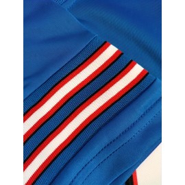 Men'S Blue # 17 American Football Jersey Casual Loose Letter Embroidered Sports Style, Fashionable Street Breathable Football Jersey