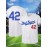 Men'S White # 42 Baseball Shirt, Classic Letter Embroidery Design, Button style Short Sleeve Breathable Shirt, Training and Competition Category: Men'S Baseball Shirt