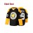Men'S # 69 Black Embroidered Ice Hockey Sweatshirt Breathable Polyester Fiber V-neck Jersey Suitable For Spring, Summer, Autumn Training Competitions And Casual Wearing