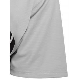 Men's Breathable Gray Baseball Jersey with Embroidered 'Boston' & Number 9V Collar - Loose Knit Polyester Sportswear for Team Sports, Beach, Casual Wear (Sizes S-3XL), Outdoor Activity Apparel, Embroidered Detailing