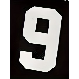 Men'S Basketball Sweatshirt # 9 Black Breathable Sweatshirt Round Neck Knitted Loose Fabric Wear In Spring, Summer, And Autumn