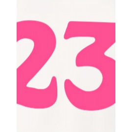 Men'S # 23 White Hooded Baseball Sweatshirt S-3XL