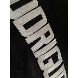 Men'S Black # 30 Baseball Shirt, Classic Letter Embroidery Design, Button style Short Sleeve Breathable Shirt, Training and Competition Category: Men'S Baseball Shirt