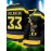 Men's #33 Black Duck Embroidered Ice Hockey Jersey - Breathable, Loose-Fit Long Sleeve V-Neck Sweatshirt for Sports & Casual Wear