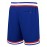 Blue High Quality Men's Embroidered Baseball Shorts with Pockets, Breathable, Casual Fashion, Sports Zipper