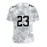 Women's Arctic Camo San Francisco #23 Polyester Football Jersey, Women V-Neck Game Day Sports Shirt With Slight Stretch, Breathable Casual Knit Fabric, Loose Fit Adult, Fans Gift Women, For Casual, Party, And Training Wear