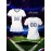 Customizable Women's V-Neck Soccer Jersey - Personalized Name & Number, Breathable Polyester, Quick-Dry Sports Top for Team Training & Casual Wear, Sports Training Top | Customizable Sports Apparel | Durable Sports Clothing