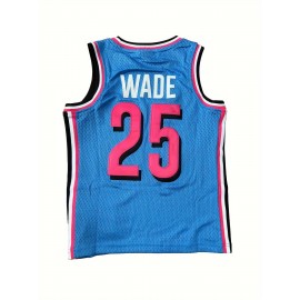Kids Sport Jerseys Youth for Boys Girls#25 High School Basketball Jersey, 3-14Years blue