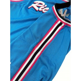 Kids Sport Jerseys Youth for Boys Girls#25 High School Basketball Jersey, 3-14Years blue