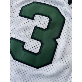 Kids Sport Jerseys #3 Youth For Boys High School Basketball Jersey Suitable For Ages 3-14, XS-XLL