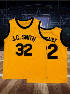Casual Style, Men's #32 Yellow Basketball Jersey - Breathable Polyester, Round Neck Sportswear, Details, Loose Fit - Ideal for Team Sports, Casual Wear & More, Sizes S-XXXL